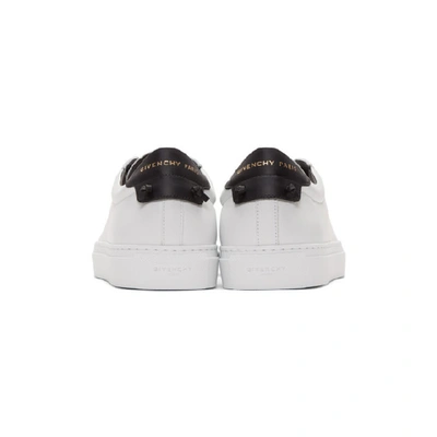 Shop Givenchy White & Black Urban Knots Sneakers In 116-wht/blk