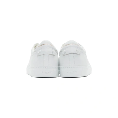 Shop Givenchy White Urban Knots Sneakers In 100-wht