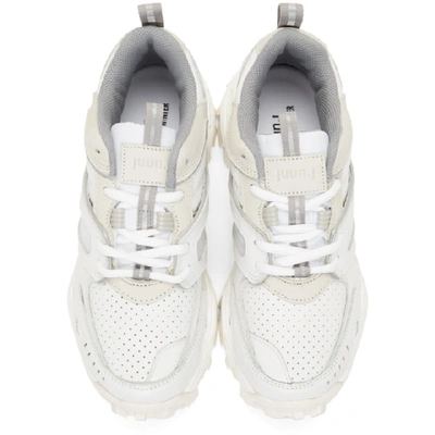 Shop Juunj Juun.j White Low-top Sneakers In 1 White