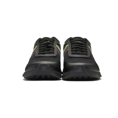 Shop Ps By Paul Smith Black Sports Stripe Rappid Sneakers In 79cyclestrp