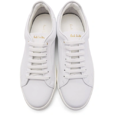 Shop Paul Smith White Nastro Zero Sneakers In 1 White