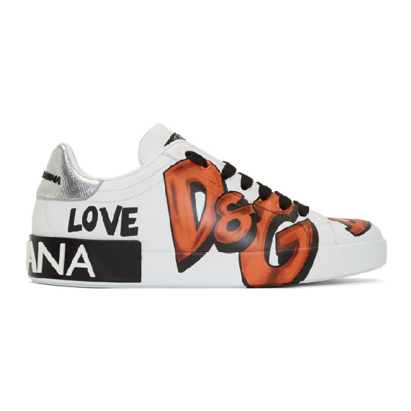 dolce gabbana graffiti shoes