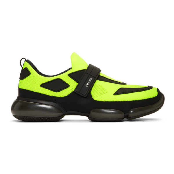 prada sneakers green