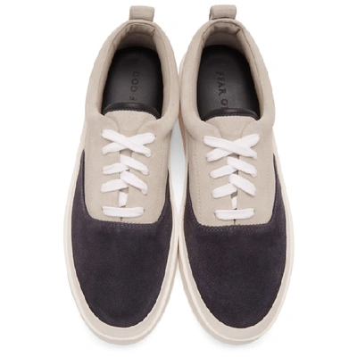 Fear Of God Men's 101 Colorblock Suede Low-top Sneakers In 960 Char/gr