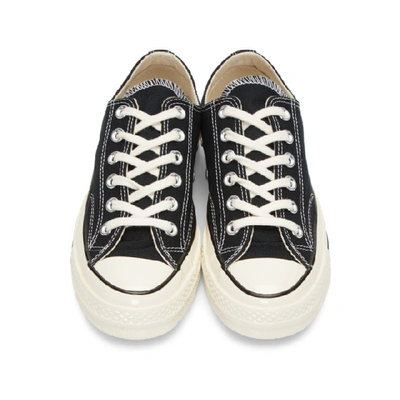 Shop Converse Black Chuck 70 Low Sneakers In Blackegret