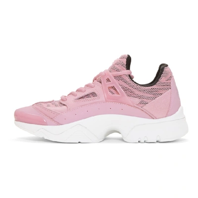 Shop Kenzo Pink Core Tiger Sneakers In 33 Pastlpin