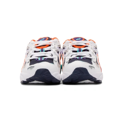 Shop Asics White & Navy Gel-kayano 5 Og Sneakers