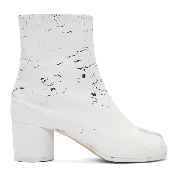 maison margiela white tabi boots