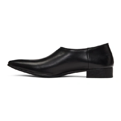 Shop Haider Ackermann Black Babouche Loafers In Aultblack