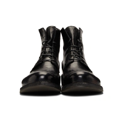 Shop Officine Creative Black Ikon Boots In Nero