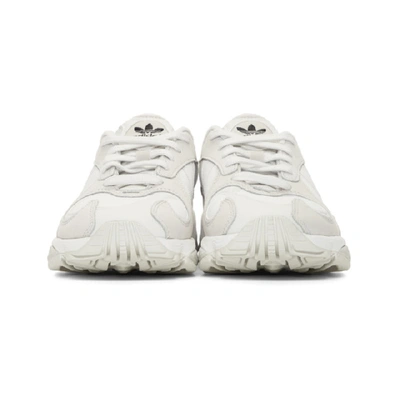 Shop Adidas Originals White Yung 1 Sneakers In Cryswhtgryb