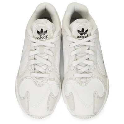 Shop Adidas Originals White Yung 1 Sneakers In Cryswhtgryb