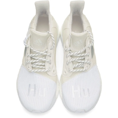 Shop Adidas Originals By Pharrell Williams Adidas Originals X Pharrell Williams White Solar Hu Prd Sneakers In Cloud White