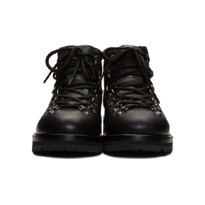 Shop Moncler Black Peak Boots In 999 Black