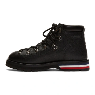Shop Moncler Black Peak Boots In 999 Black