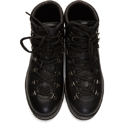 Shop Moncler Black Peak Boots In 999 Black