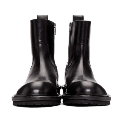 Shop Ann Demeulemeester Black Tucson Zip-up Boots In Tucson Nero