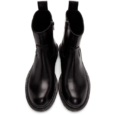 Shop Ann Demeulemeester Black Tucson Zip-up Boots In Tucson Nero