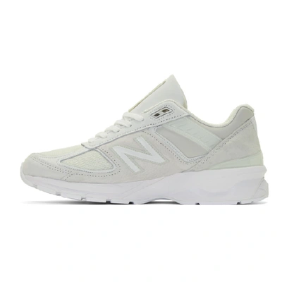 Shop Junya Watanabe White New Balance Edition M990 V5 Sneakers In 1 White