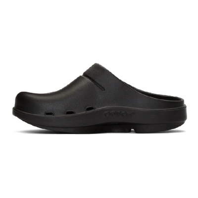 Shop Takahiromiyashita The Soloist Takahiromiyashita Thesoloist. Black Oofos Edition Oocloog Slip-on Loafers