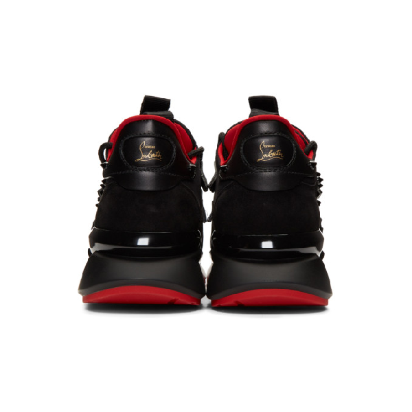 louboutin red runner flat
