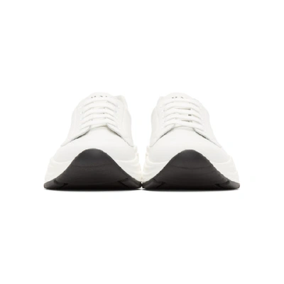 Shop Prada White Vit Montana Sneakers In Bianca