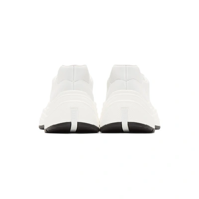 Shop Prada White Vit Montana Sneakers In Bianca