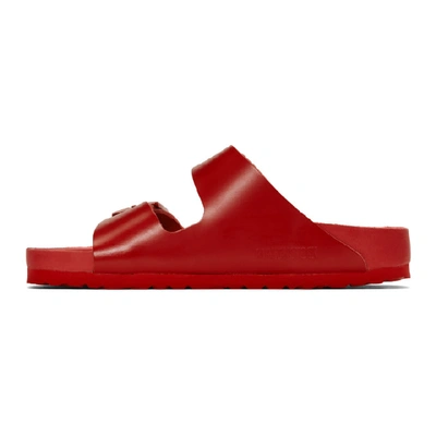 Shop Valentino Red  Garavani Birkenstock Edition Arizona Bs Sandals In Pure Red