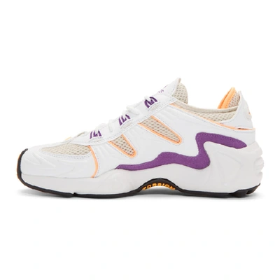 Shop Adidas Originals White And Orange Fyw S-97 Sneakers In Cryswhtforg
