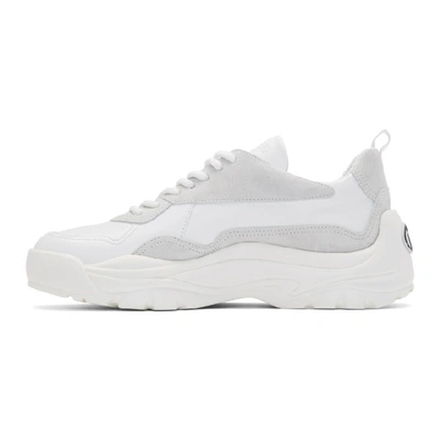 Shop Valentino White  Garavani Logo Sneakers In 0bo White