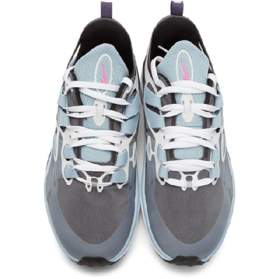 Shop Nike Grey And Blue Signal D/ms/x Sneakers