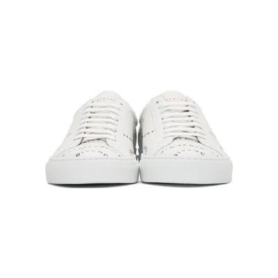 Shop Givenchy White Urban Knots Sneakers In 116 Whtblk