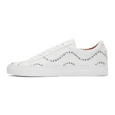 Shop Givenchy White Urban Knots Sneakers In 116 Whtblk