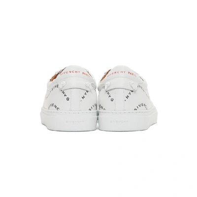 Shop Givenchy White Urban Knots Sneakers In 116 Whtblk