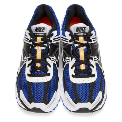 Shop Nike Blue And White Zoom Vomero 5 Sp Sneakers In 100