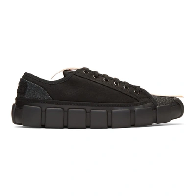 Shop Moncler Genius 5 Moncler Craig Green Black Bradely Sneakers In 999=black