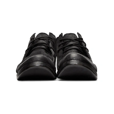 Shop Boris Bidjan Saberi Black Molded Lace-up Derbys