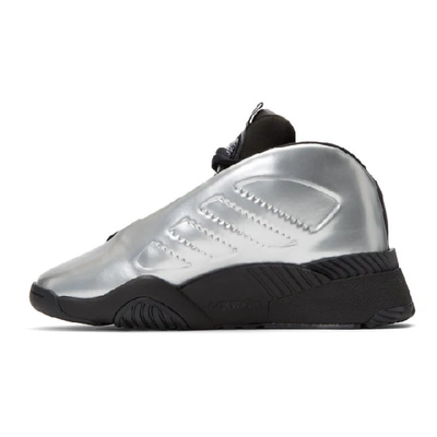 Shop Adidas Originals By Alexander Wang Silver Aw Futureshell Sneakers