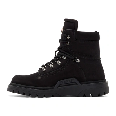 Shop Moncler Black Egide Boots In 999 Black