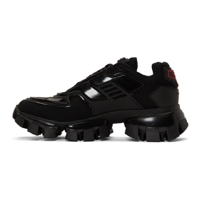 Shop Prada Black Cloudbust Thunder Trainers