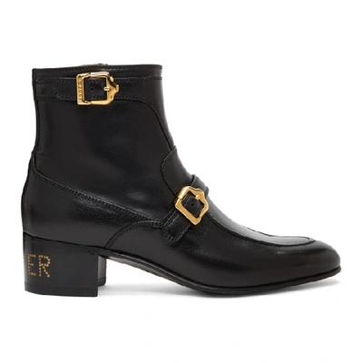 Shop Gucci Black Ebal Boots