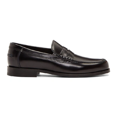 Shop Ps By Paul Smith Black Teddy Loafers
