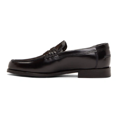 Shop Ps By Paul Smith Black Teddy Loafers