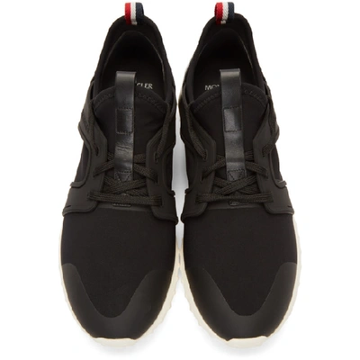 Shop Moncler Black Emelien Sneakers In 999 Black