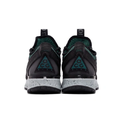 Shop Nike Black Acg React Terra Gode Sneakers In 300deepjung