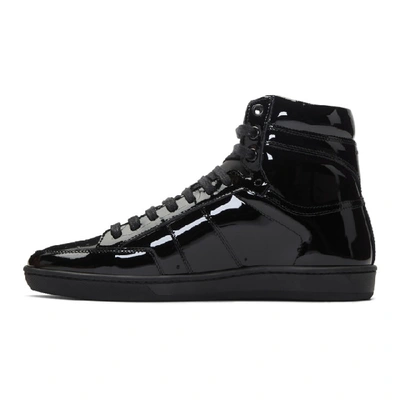 Saint Laurent Sl/10h Signature Court Classic High Top Trainer In Black
