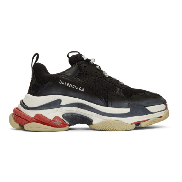 balenciaga triple s sneaker black