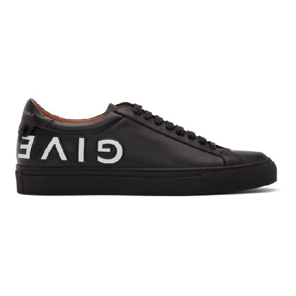 givenchy reverse sneakers in leather