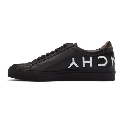 Shop Givenchy Black & White Reverse Logo Urban Knots Sneakers In 004 Blkwht