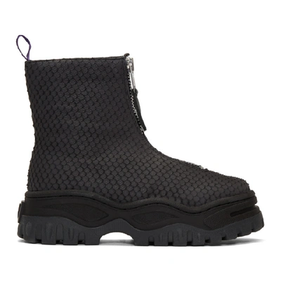 Shop Eytys Ssense Exclusive Grey Raven Tilapia Boots